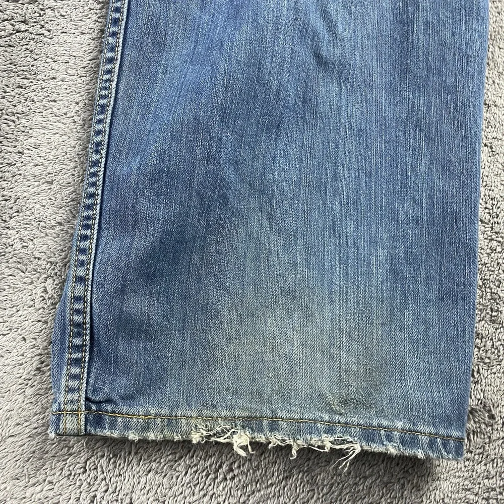 Levis 559 Relaxed Straight Jeans Mens 46x32‎ Blue Medium Wash High Rise